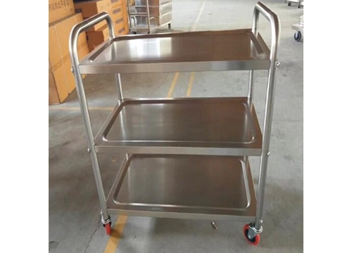 Fabrizieren Sie CE-zugelassene langlebige Edelstahl-Metall wagen, medizinischer Trolly